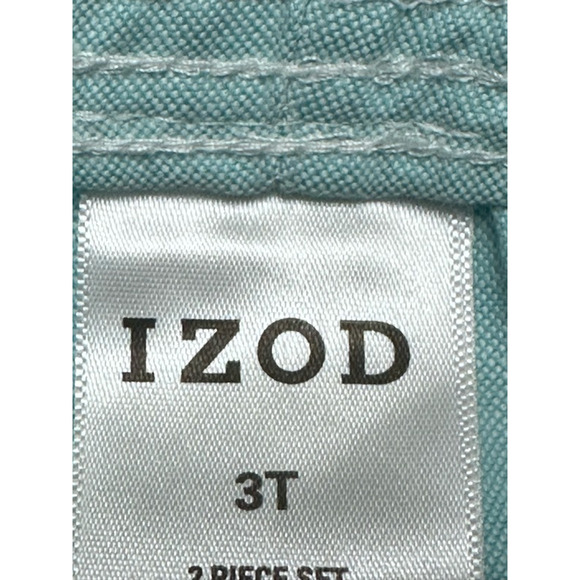 IZOD Casual Shorts Pull On Pinstripe Pattern Lightweight Blue Baby Boy 3T NWT - Picture 7 of 8